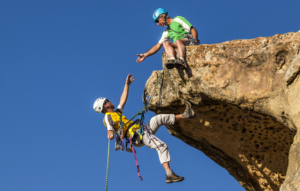 Climbing at Lake Garda