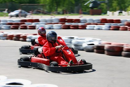 Karting at lake garda